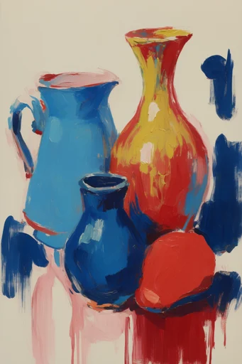 Expressive Neo-Fauvist Textures style reference image — thick impasto texture