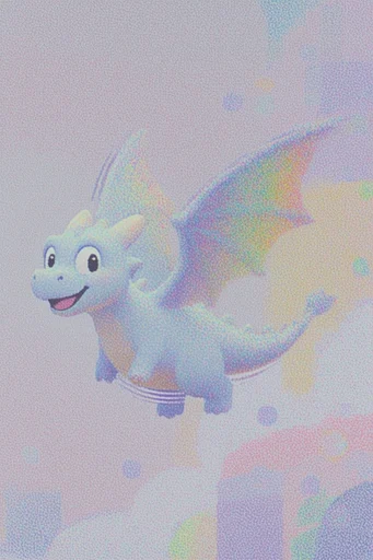 Tactile Ethereal Noise style reference image — chromatic aura