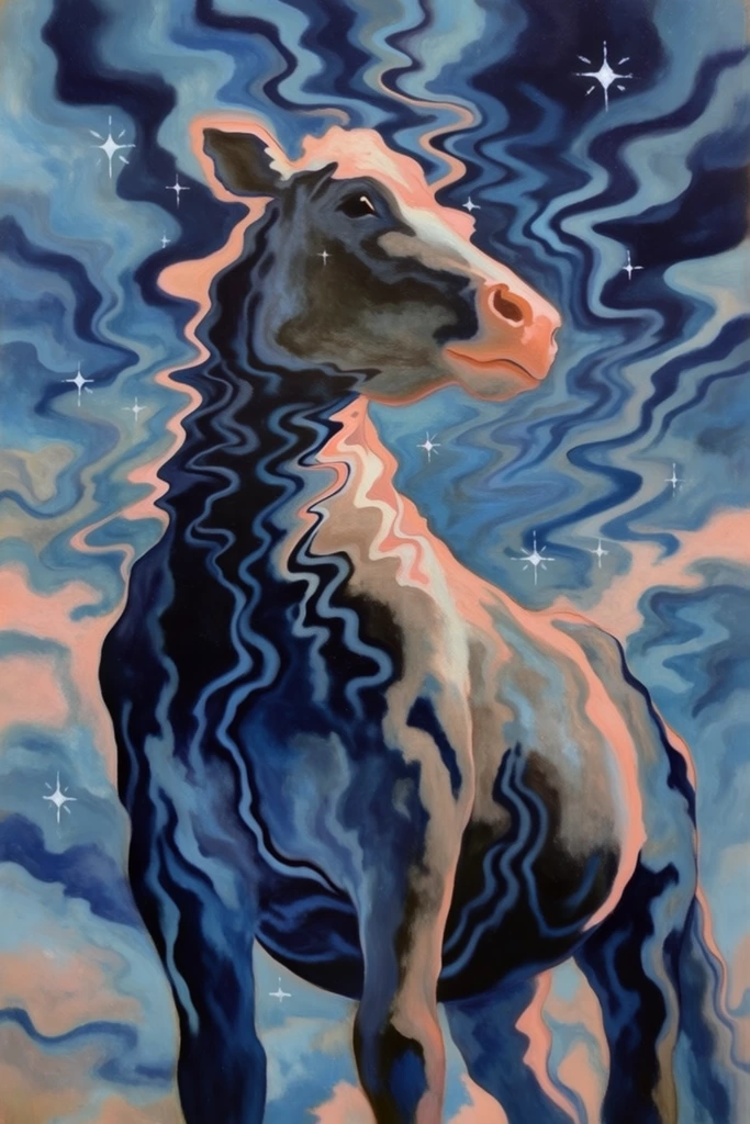 Ethereal Submerged Expressionism style AI image example 3