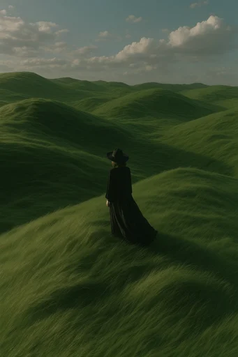 Velvet Verdant Surrealism moodboard — generate AI images in this style