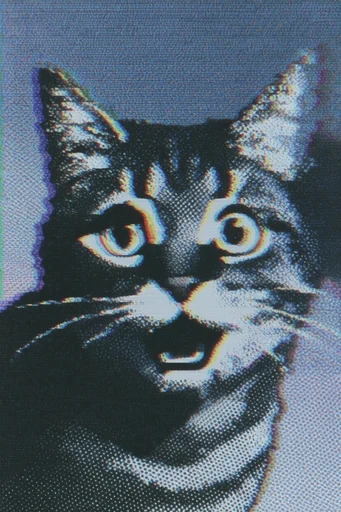 Analog Noir Glitch style reference image — high-contrast chiaroscuro
