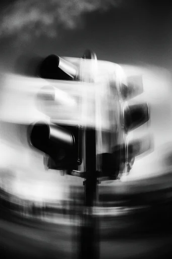 Spectral Analog Noir style reference image — motion blur