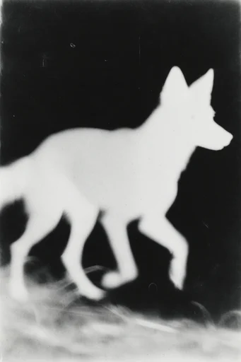 Ethereal Monochrome Noir style AI image example 3