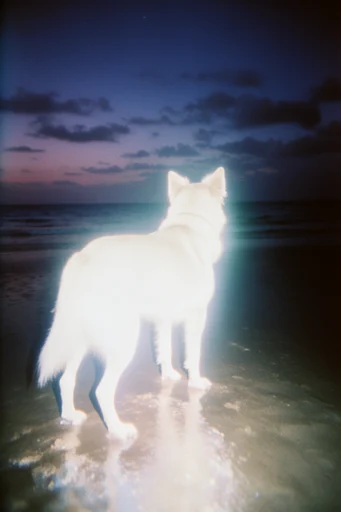 Spectral Nocturnal Glow style reference image — high contrast