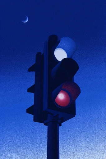 Ethereal Neon Noir style reference image — synthwave color palette