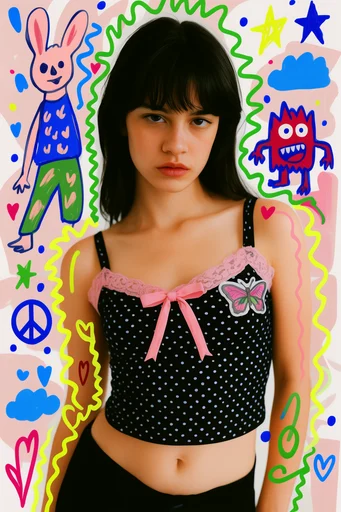 Maximalist Neon Pop-Surrealism moodboard — generate AI images in this style