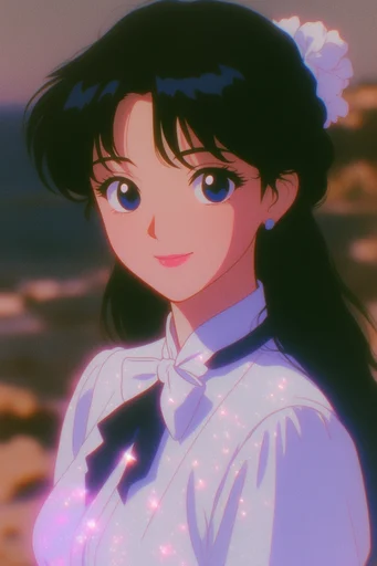 Nostalgic Cel Animation style reference image — retro film grain