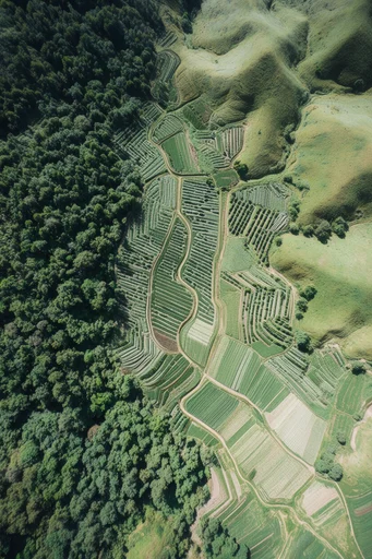 Tactile Verdant Illustration style AI image example 2