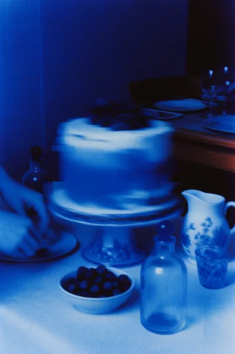 Spectral Cobalt Motion style reference image — spectral energy trails