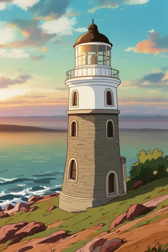 Vibrant Anime Still-Life style reference image — warm sun-drenched lighting