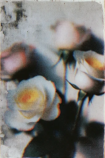 Distressed Analog Occultism style reference image — high-contrast xerox art
