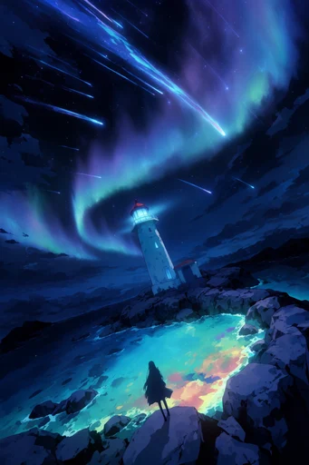 Celestial Kinetic Anime style reference image — cinematic lighting