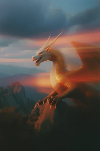 Nocturnal Cinematic Luminescence style reference image — soft-focus silhouette