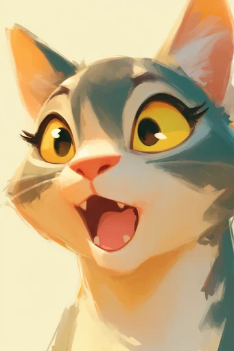 Textured Painterly Vignettes style reference image — expressive character vignette
