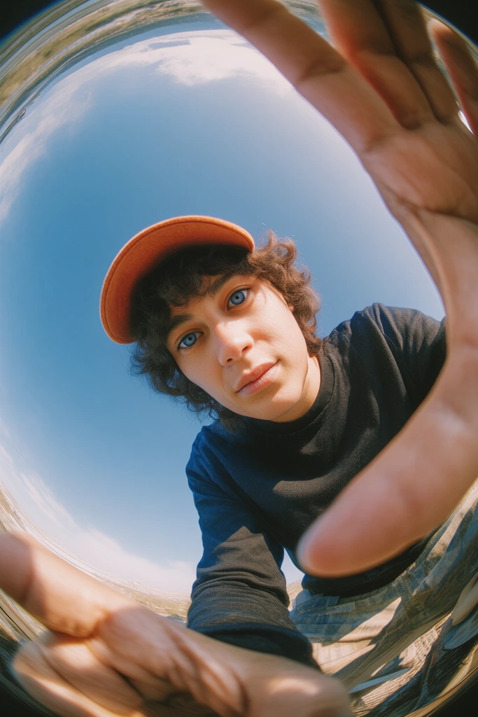 Dynamic Fisheye Perspective style AI image example 2