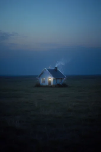 Luminescent Liminal Melancholy style AI image example 2