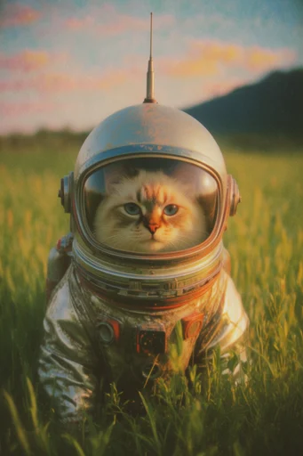Nostalgic Surreal Futurism style reference image — dreamlike juxtaposition