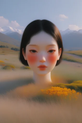 Luminous Porcelain Minimalism style reference image — matte clay aesthetic