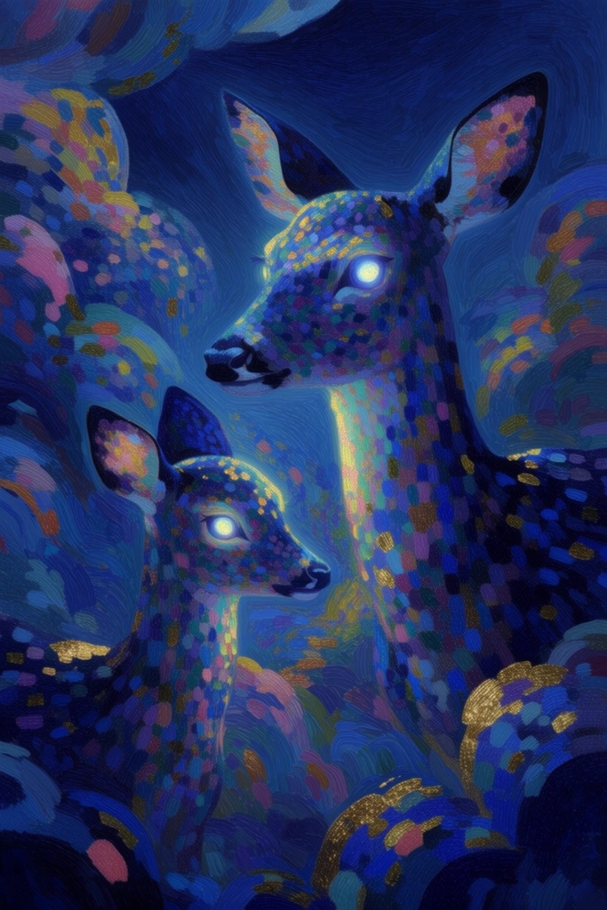 Celestial Gilded Symbolism style AI image example 3