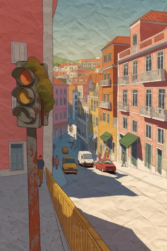 Sun-Drenched Illustrative Mediterranean style reference image — cinematic lighting