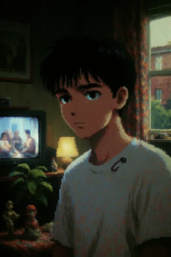 Analog Digital Liminality style reference image — retro computer graphics