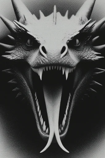 Gritty Monochromatic Noir style reference image — photocopy texture