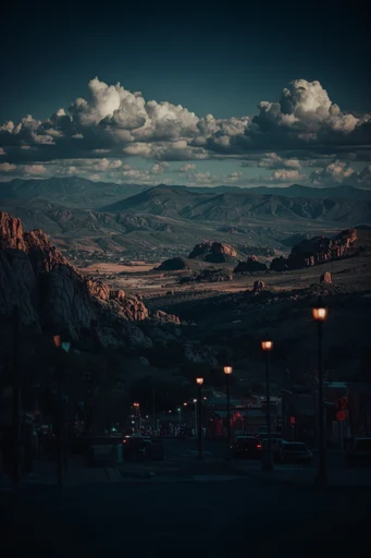 Cinematic Nocturnal Noir style reference image — cinematic night photography