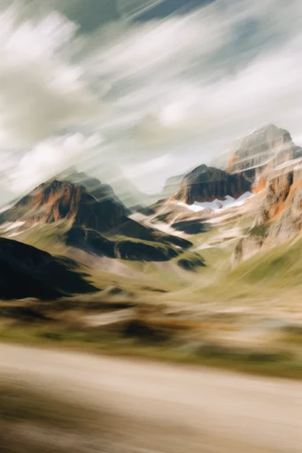 Kinetic Motion Velocity style reference image — panning shot