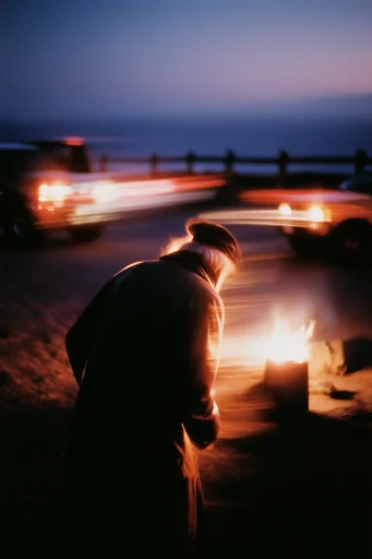 Kinetic Thermal Luminescence style reference image — kinetic motion blur