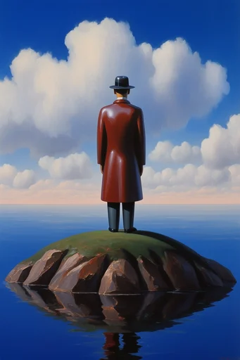 Luminous Surrealist Sky style AI image example 2