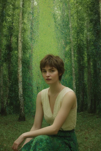 Verdant Mythic Tapestry moodboard — generate AI images in this style