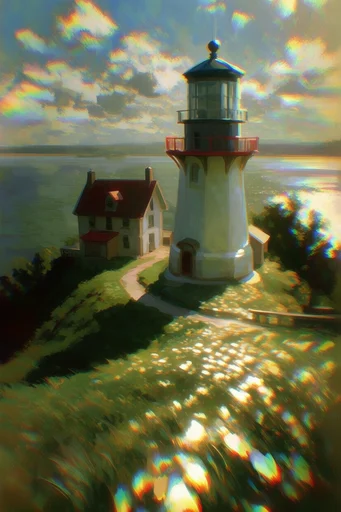 Luminous Impressionist Pastoral style reference image — golden hour glow