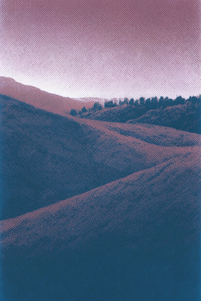 Graphic Halftone Synthesis style AI image example 2