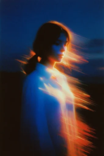 Ethereal Twilight Luminescence style reference image — ethereal motion blur
