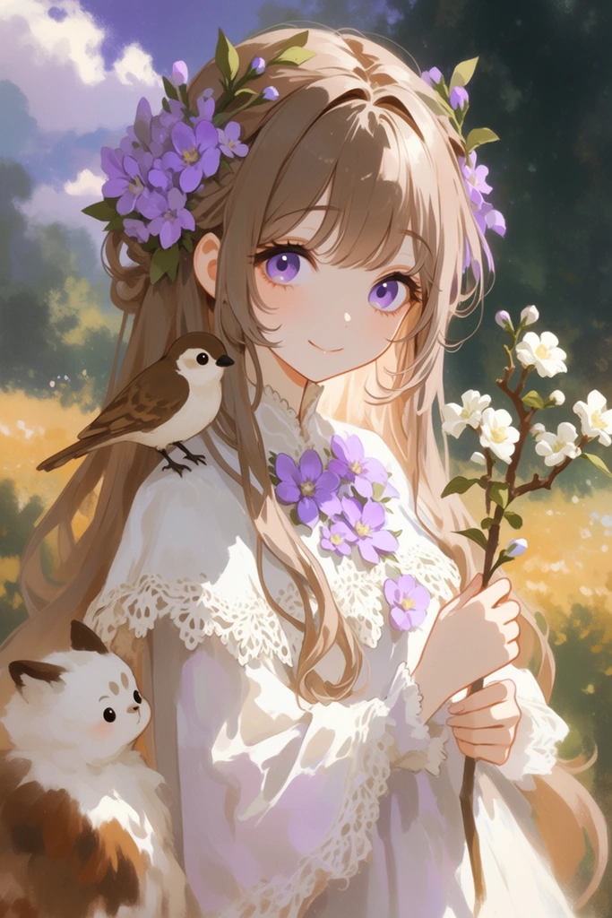 Luminous Dreamcore Anime style AI image example 2