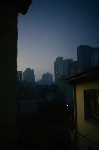 Cinematic Twilight Melancholy style reference image — cinematic twilight