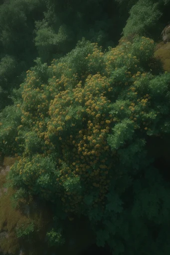 Ethereal Verdant Perspectives style reference image — intricate natural textures