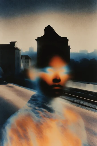 Analog Spectral Surrealism style reference image — retro sci-fi
