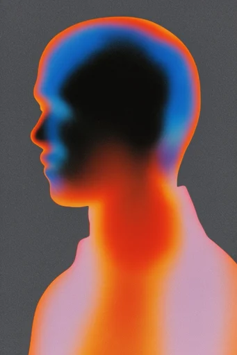 Luminous Analog Flux style reference image — high-contrast black background