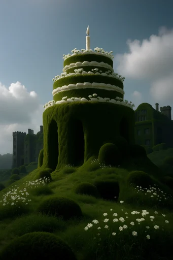 Velvet Moss Surrealism style reference image — liminal space