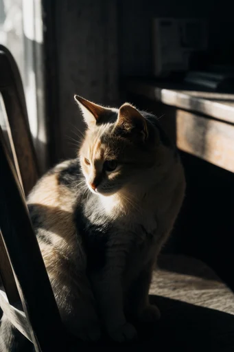Cinematic Chiaroscuro Realism style reference image — cinematic film look