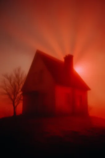 Ethereal Crimson Noir style AI image example 4