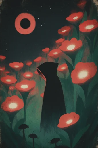 Luminous Cosmic Folklore style reference image — mystical folklore