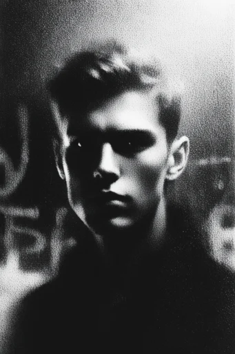 Cinematic Monochrome Noir style reference image — cinematic noir