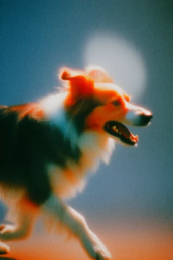 Ethereal Thermal Motion style reference image — luminous warm highlights