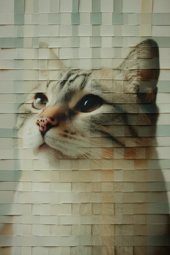 Deconstructed Analog Surrealism style AI image example 3