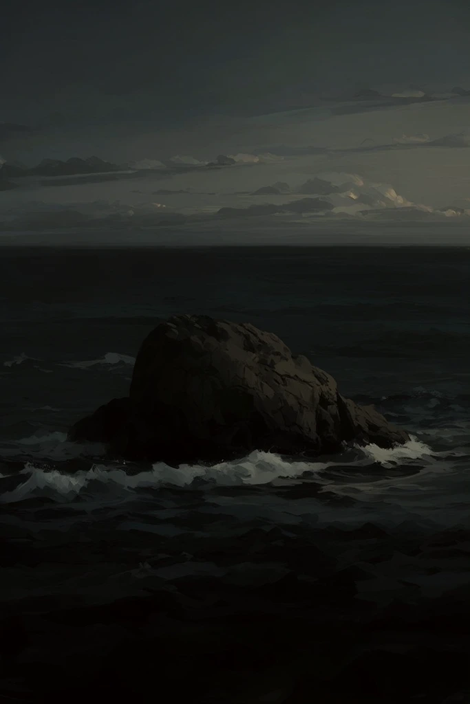 Luminous Nocturnal Noir style AI image example 2