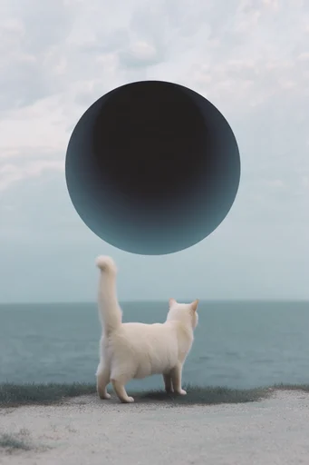 Muted Surrealist Minimalism style reference image — solitary subject