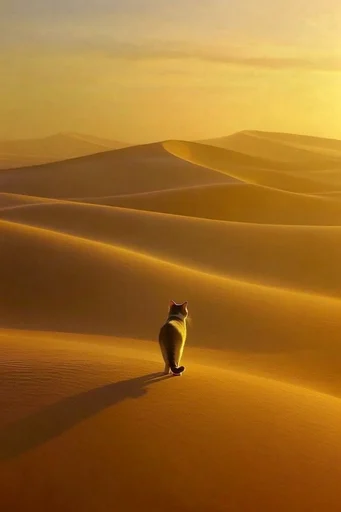 Monochromatic Solar Surrealism style reference image — atmospheric hazy horizon