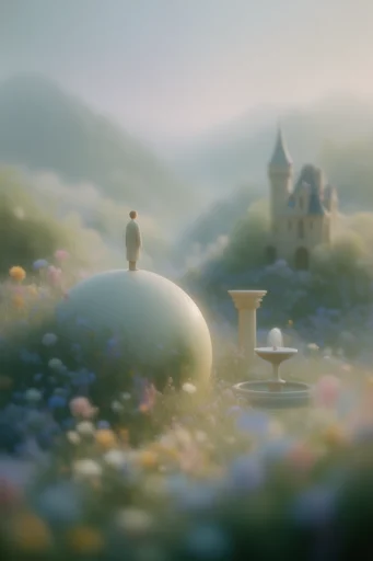 Ethereal Minimalist Serenity style AI image example 2